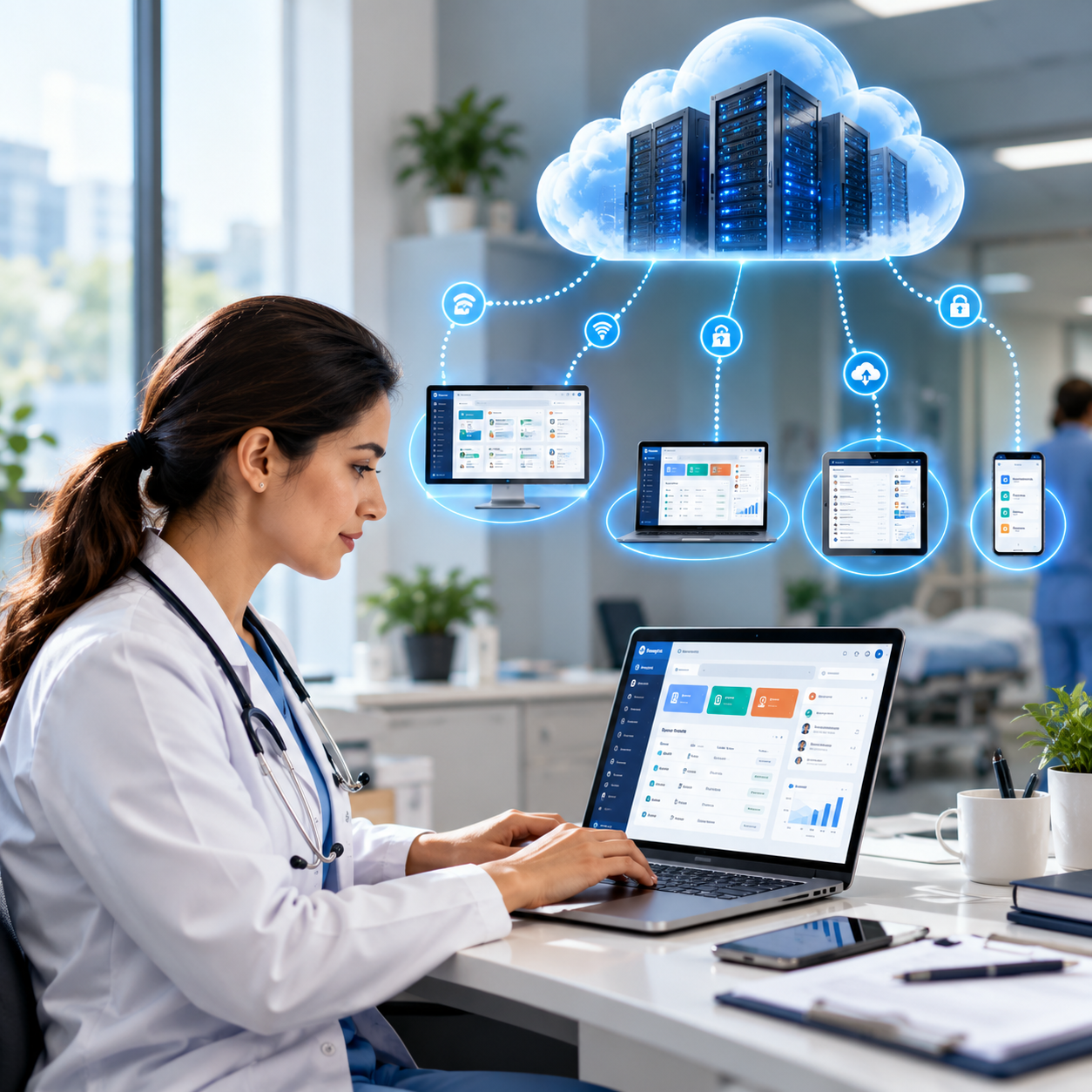 HospicaRx Cloud-Based Healthcare Architecture